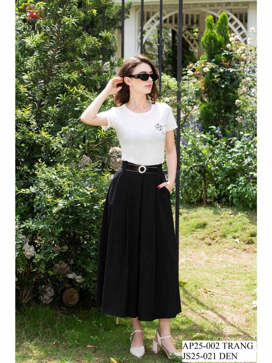 ÁO PHÔNG CỔ TRÒN DÁNG ÔM AP25-002