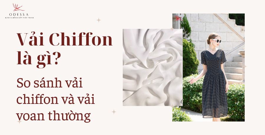 vải chiffon là gì so sánh với vải voan