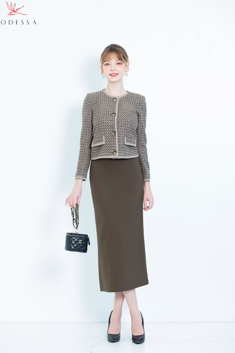 CHÂN VÁY BÚT CHÌ DÀI HACK DÁNG JS1