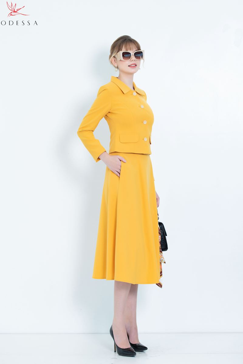 ÁO SET VEST XÒE CÔNG SỞ CAO CẤP VSB25-021