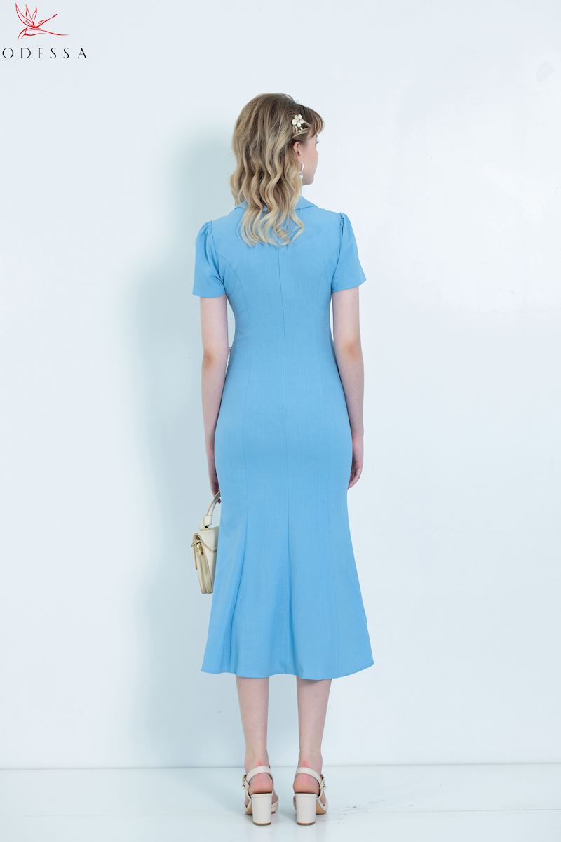 ĐẦM ĐUÔI CÁ PHỐI NƠ SANG TRỌNG DK25-062