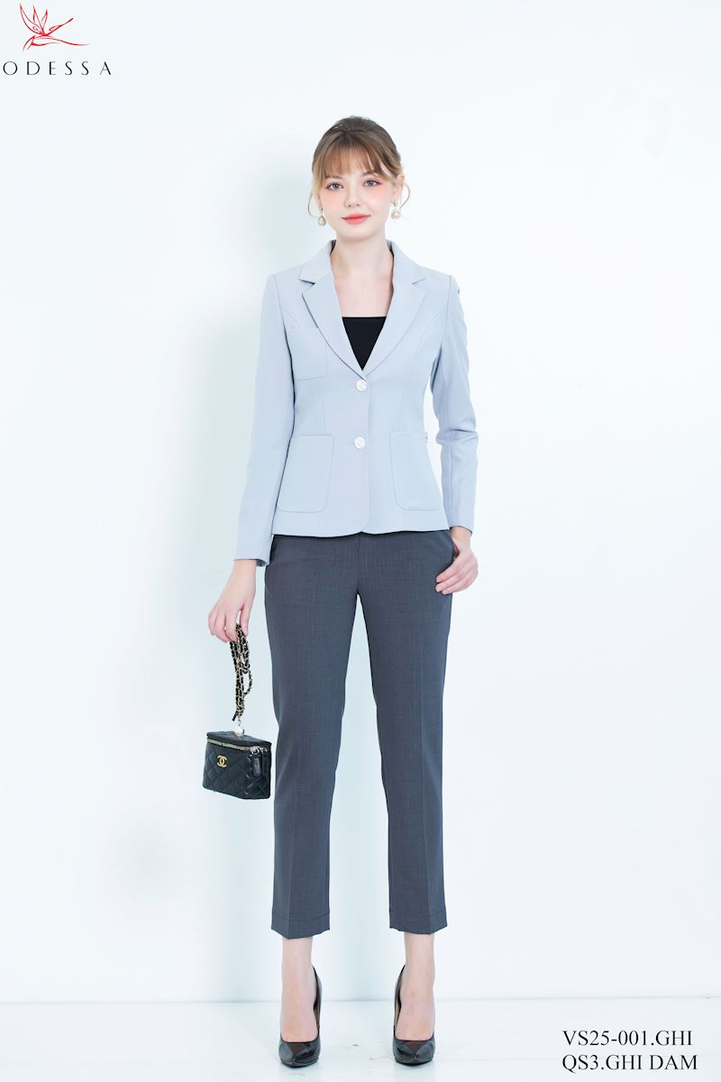 VEST NỮ THANH LỊCH 2 CÚC VS25-001