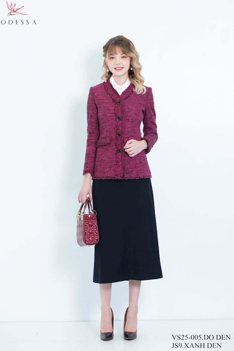 ÁO VEST DẠ CAO CẤP NỮ TÍNH VS25-005
