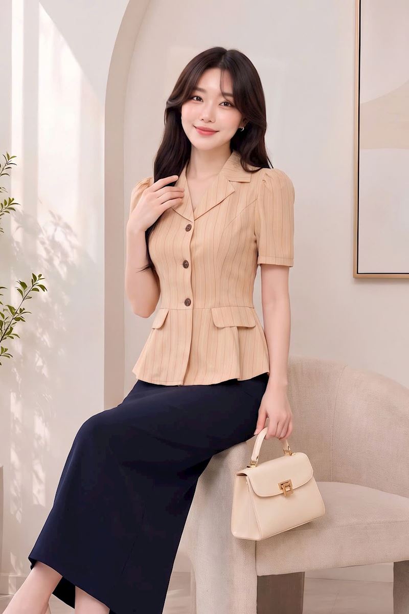 ÁO KÍ GIẢ ÔM EO AS4
