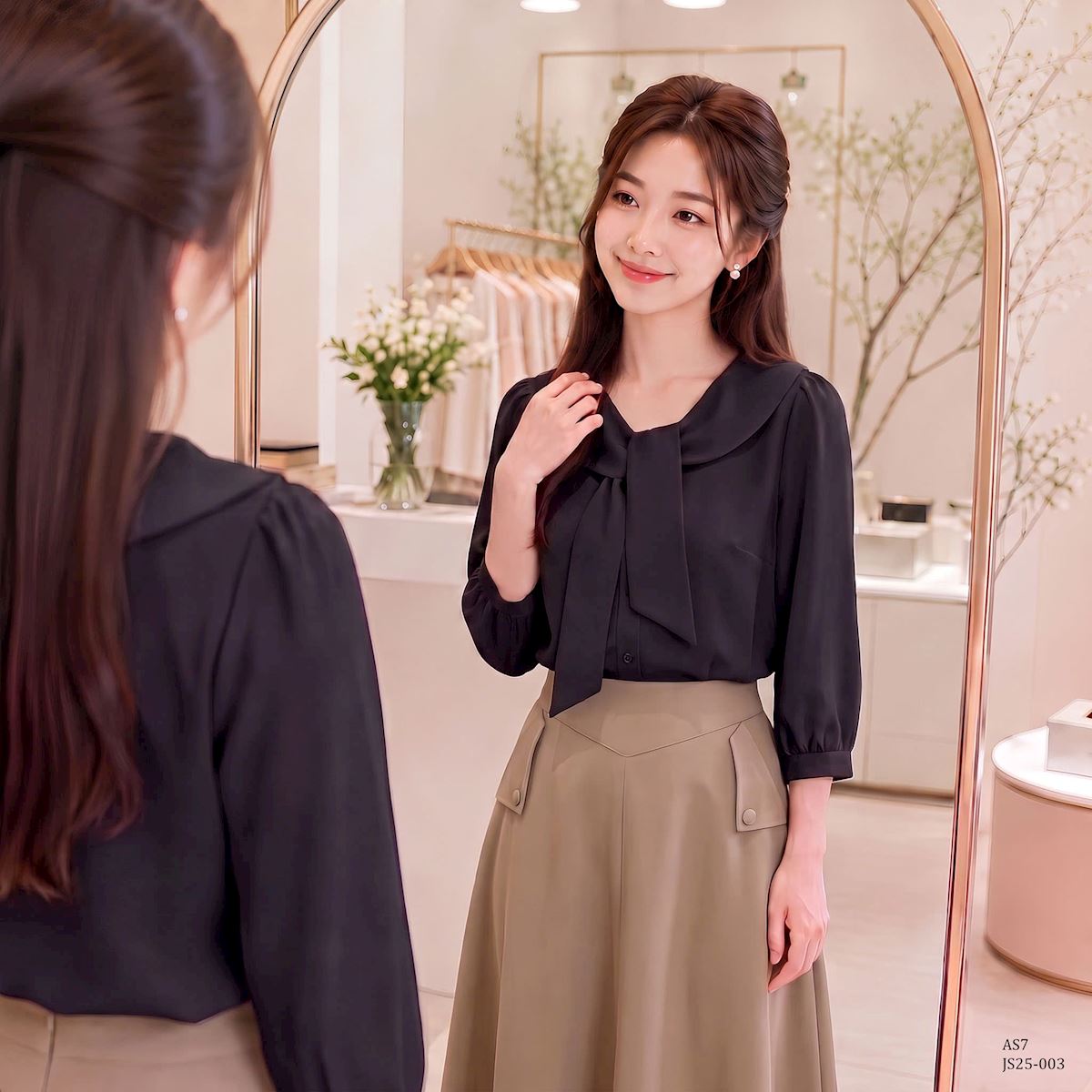 SƠ MI CỔ TRÒN AS7