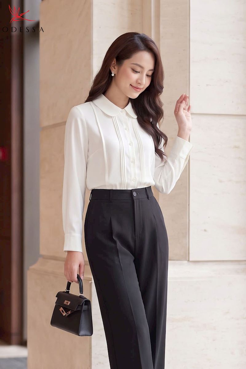 SƠ MI CỔ SEN AS9