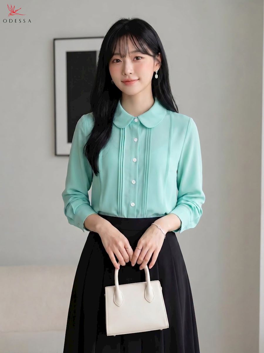 SƠ MI CỔ SEN AS9