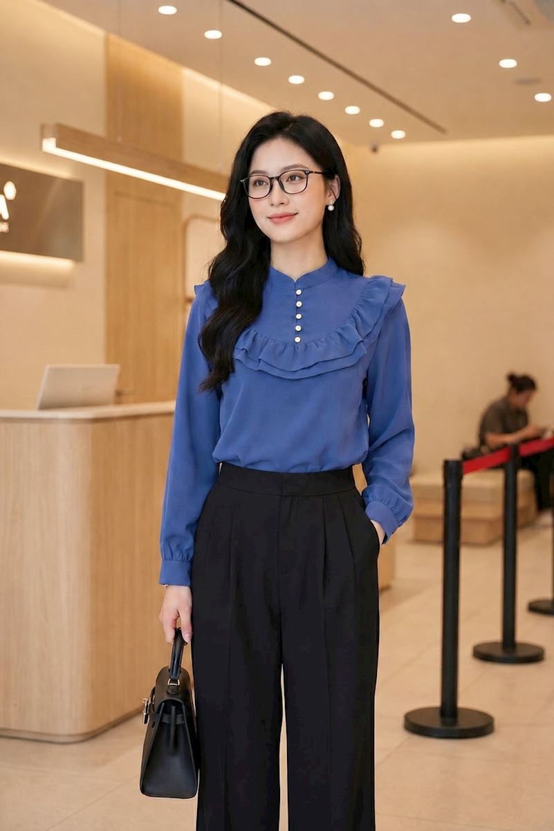 SƠ MI CỔ TRỤ CAO CẤP AS10
