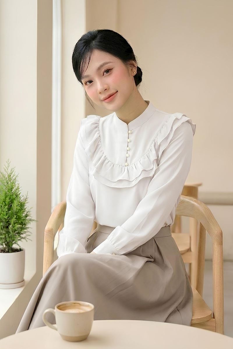 SƠ MI CỔ TRỤ CAO CẤP AS10