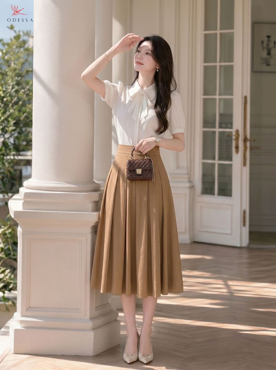 SƠ MI CỔ KÉP TIỂU THƯ AS9