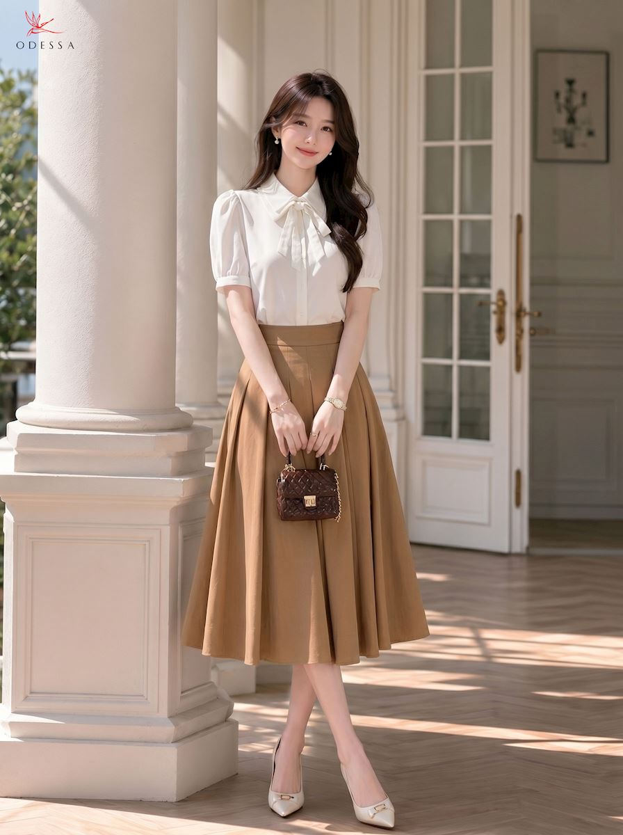 SƠ MI CỔ KÉP TIỂU THƯ AS9