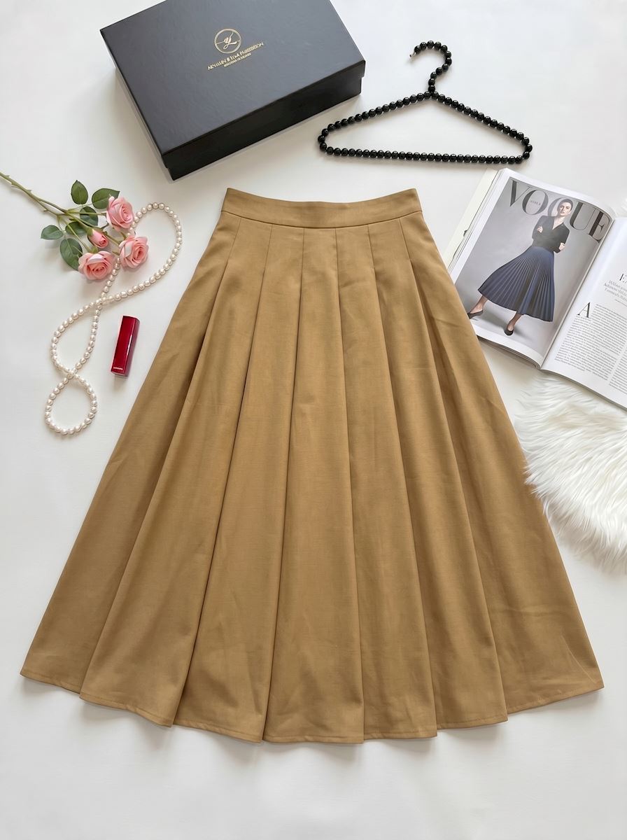 CHÂN VÁY XÒE CÓ CẠP JS5