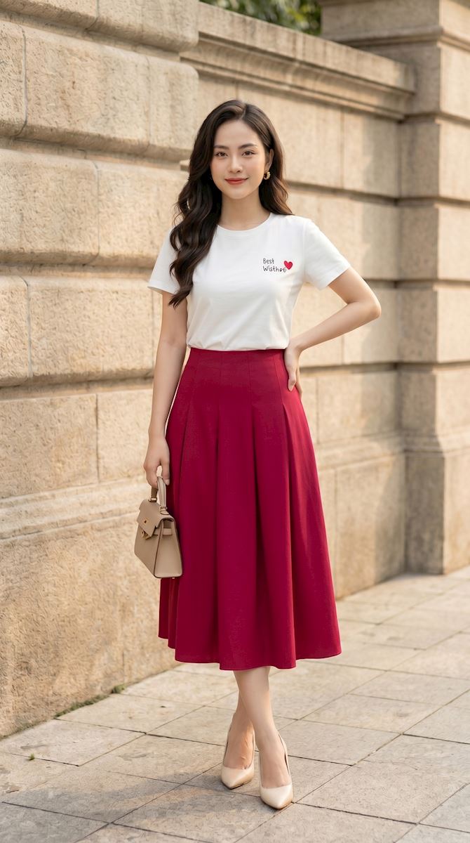 CHÂN VÁY XÒE KHÔNG CẠP JS2