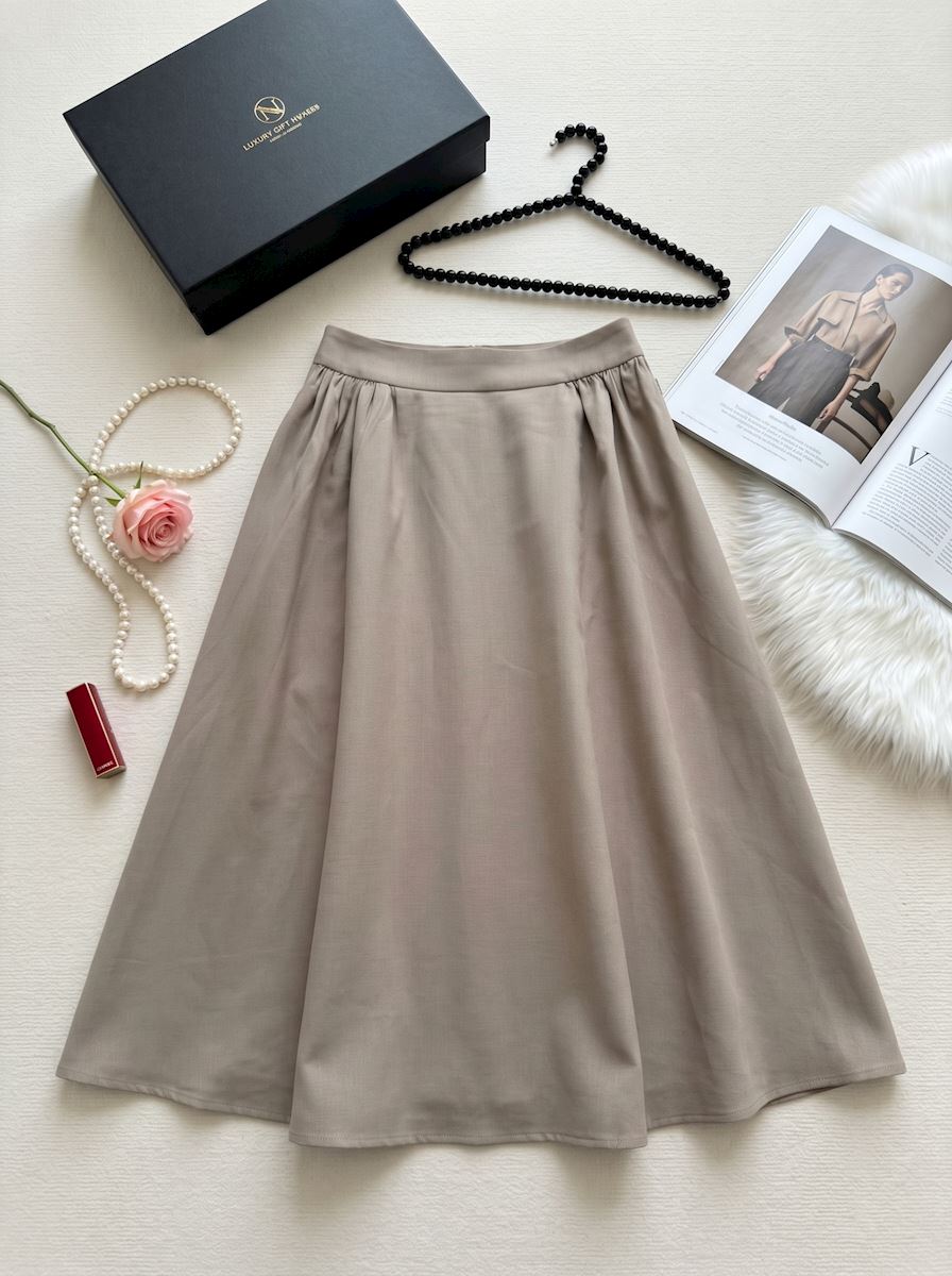 CHÂN VÁY XÒE NHẸ JS25-034