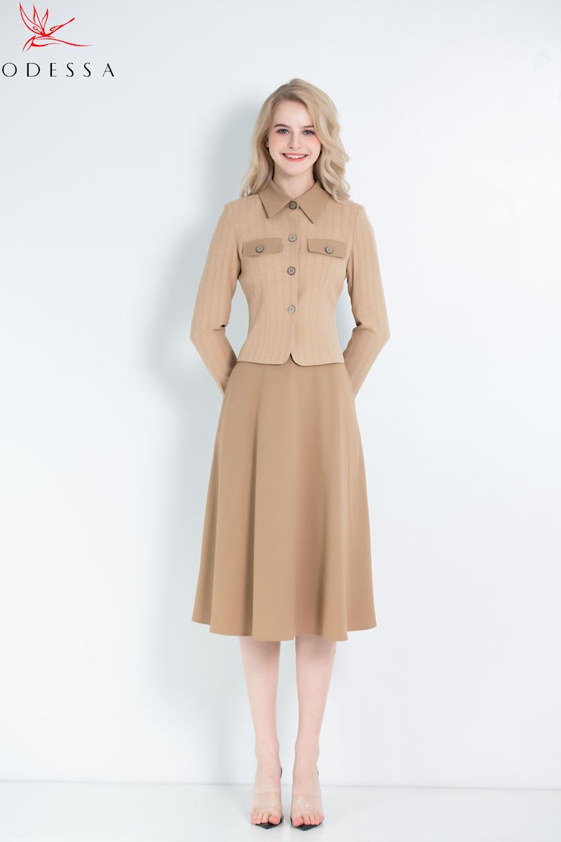 ÁO SET VEST XÒE ĐIỆU ĐÀ VSB25-026