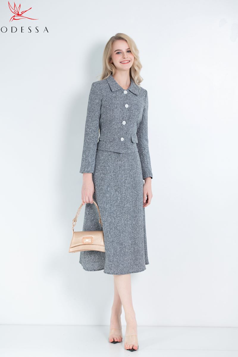 ÁO SET VEST XÒE CÔNG SỞ CAO CẤP VSB25-021