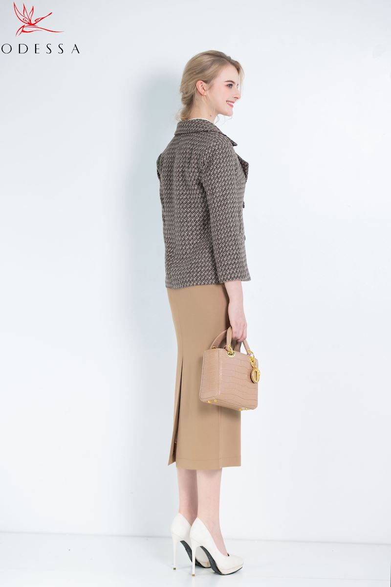 ÁO VEST DẠ CỔ VE CAO CẤP VS25-025